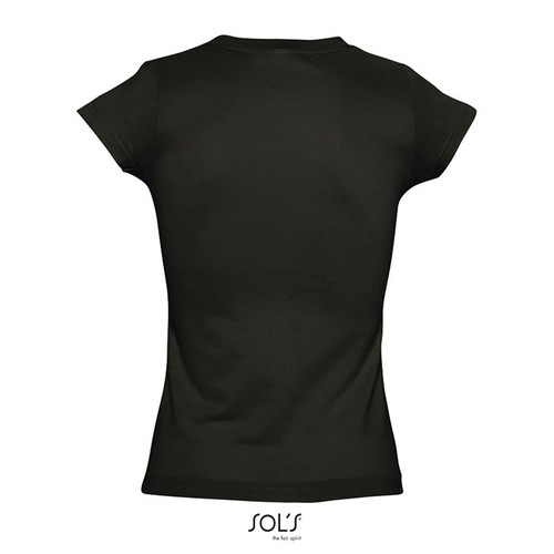 MOON MOON T-SHIRT FEMME COL V - 2