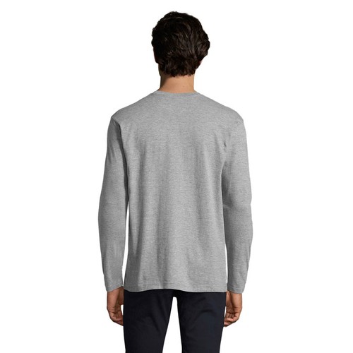 gris chiné MONARCH MONARCH MEN Camiseta 150g