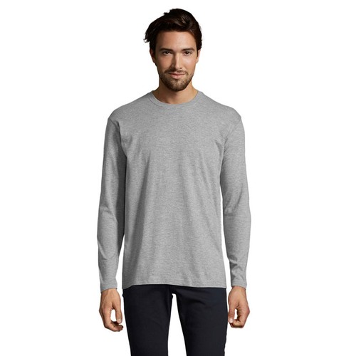 gris chiné MONARCH MONARCH MEN Camiseta 150g