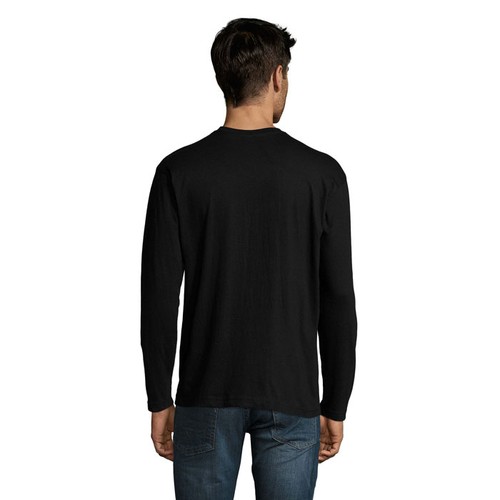 negro produndo MONARCH MONARCH MEN Camiseta 150g