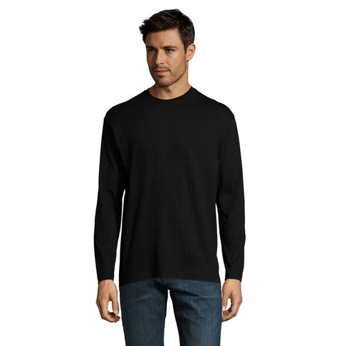 negro produndo MONARCH MONARCH MEN Camiseta 150g