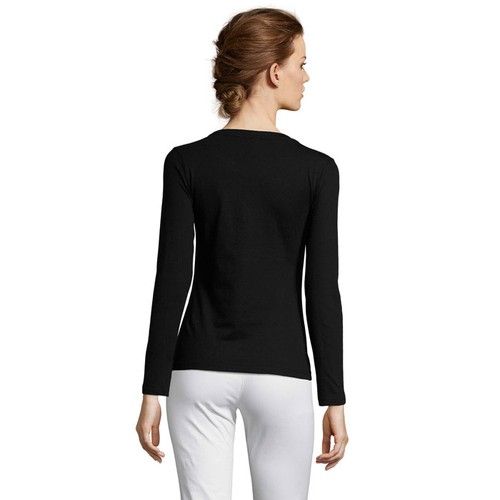 negro produndo MAJESTIC CAMISETA MUJER150g