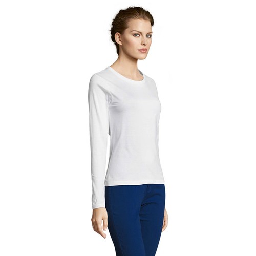 white MAJESTIC MAJESTIC CAMISETA MUJER150g