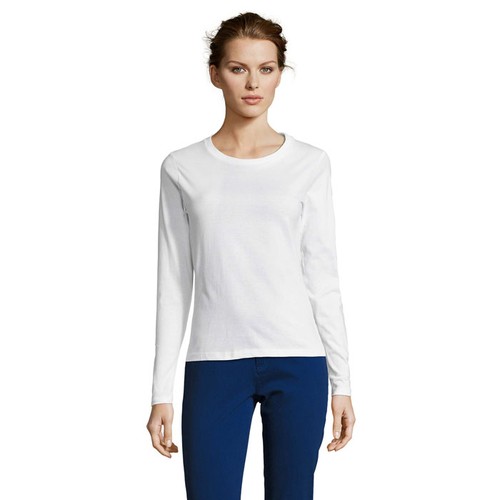 white MAJESTIC MAJESTIC CAMISETA MUJER150g