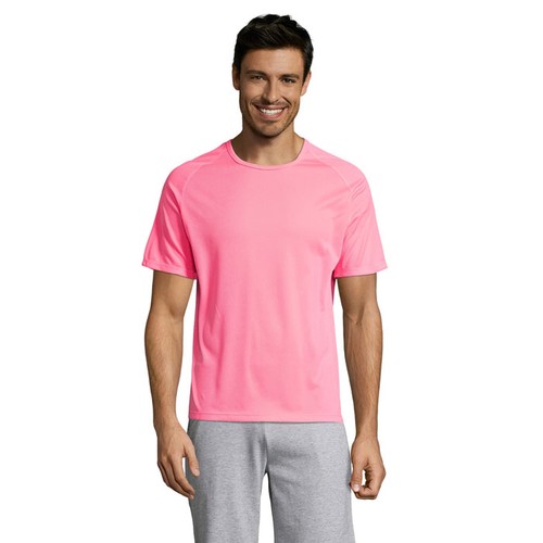 rosa fluo SPORTY SPORTY MEN Camiseta