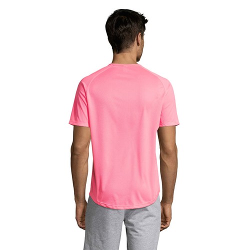 rosa fluo SPORTY SPORTY MEN Camiseta