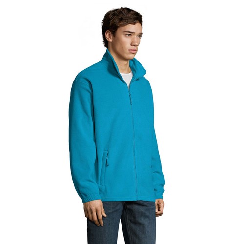 azul aqua NORTH Chaqueta Polar