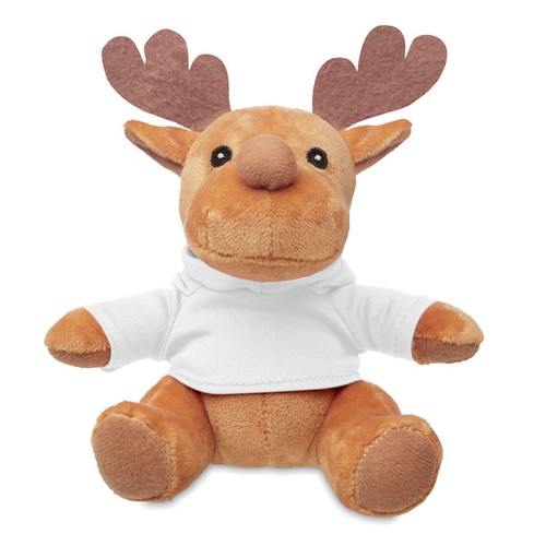 RUDOLPH RENO DE PELUCHE CON CAPUCHA