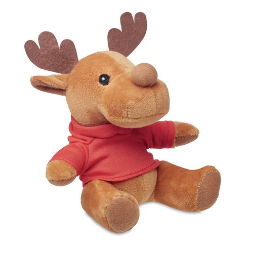 red RUDOLPH Reno de peluche con capucha