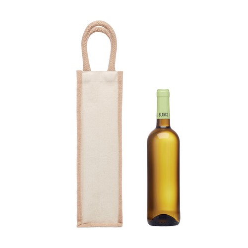 CAMPO DI VINO Sac en jute pour une bouteille - 2