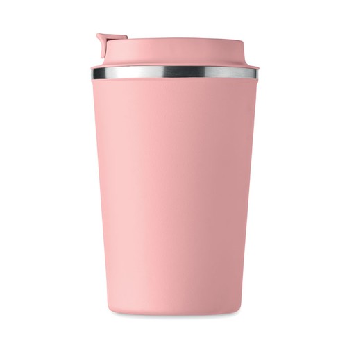 rosa bebé BRACE Vaso acero