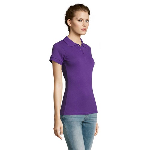 morado oscuro PRIME WOMEN POLO MUJER 200g
