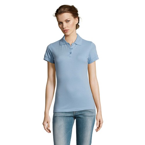 azul cielo puro PRIME WOMEN POLO MUJER 200g
