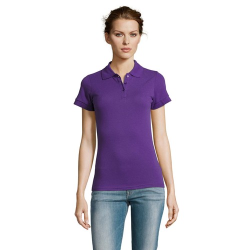 morado oscuro PRIME WOMEN PRIME POLO MUJER 200g