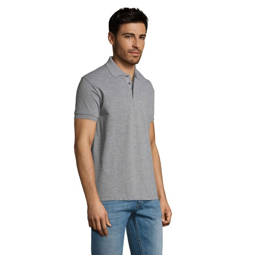 gris chiné PRIME MEN PRIME POLO HOMBRE 200g