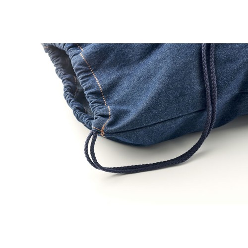 STYLE BAG Sac à cordon en denim recyclé - 4