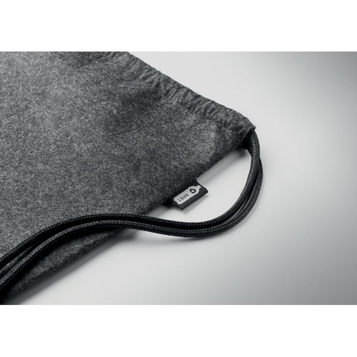 INDICO Sac à cordon en feutre RPET - 4