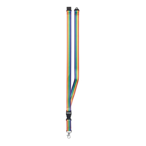 multicolor BOWYARD Lanyard RPET rainbow