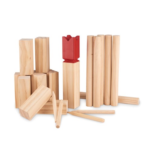 KING Jeu de lancer en bois de pin - 3