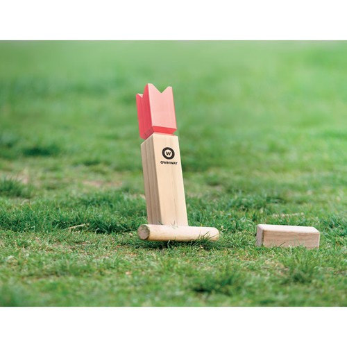 KING Jeu de lancer en bois de pin - 4
