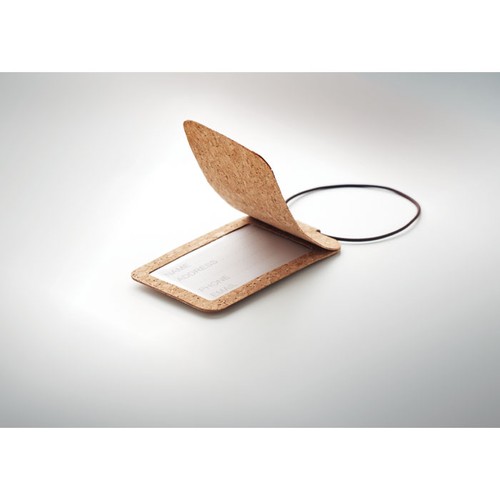 OVALIS Etiqueta de equipaje de corcho