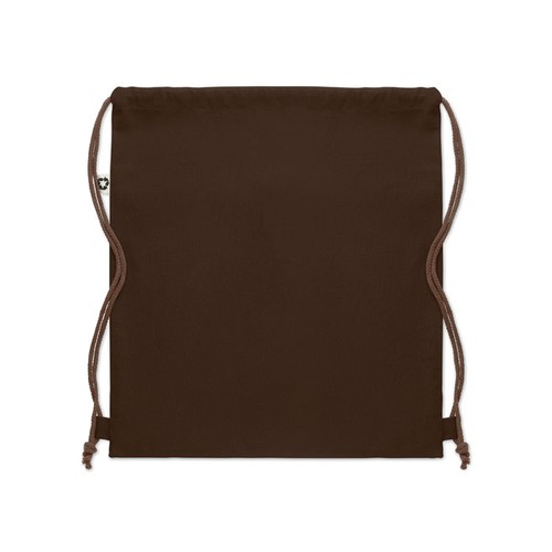 chocolate PANDA BAG Bolsa cuerdas algodón reciclado