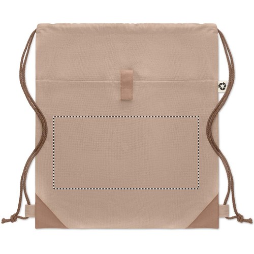 Emplacement de marquage : poche avant