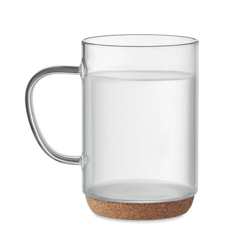 LISBO Tasse en verre base en liège - 2