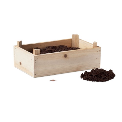 STRAWBERRY Kit de fresas en caja madera