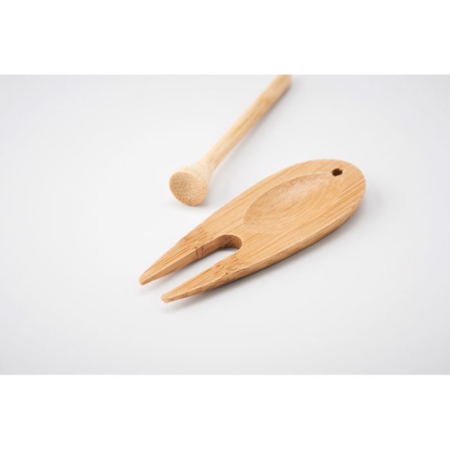 madera BOGEY Herramienta divot golf bambú