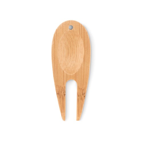 madera BOGEY Herramienta divot golf bambú