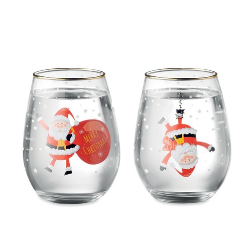 NOEL Set de 2 vasos de Navidad