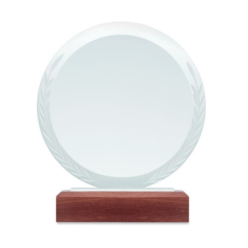 KEEN Placa o trofeo cristal redonda