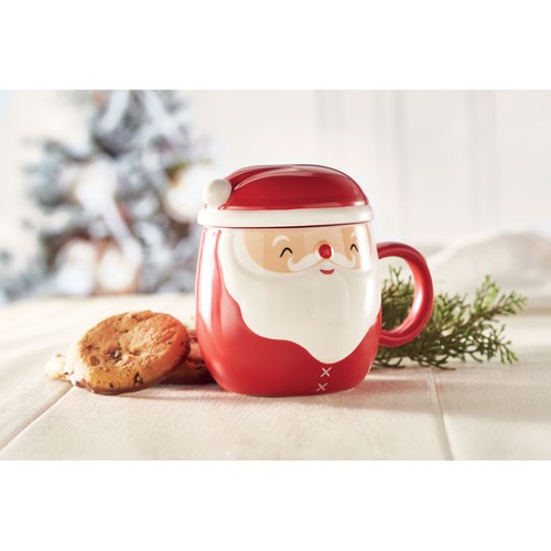 SANTA Taza cerámica con tapa 370 ml