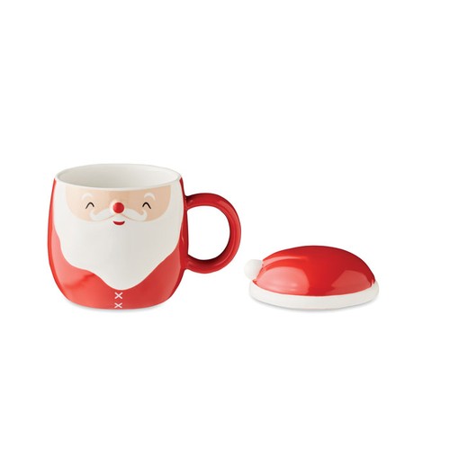 SANTA Taza cerámica con tapa 370 ml