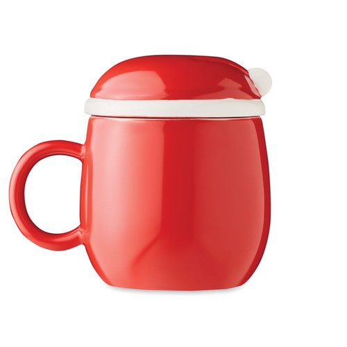 SANTA Taza cerámica con tapa 370 ml