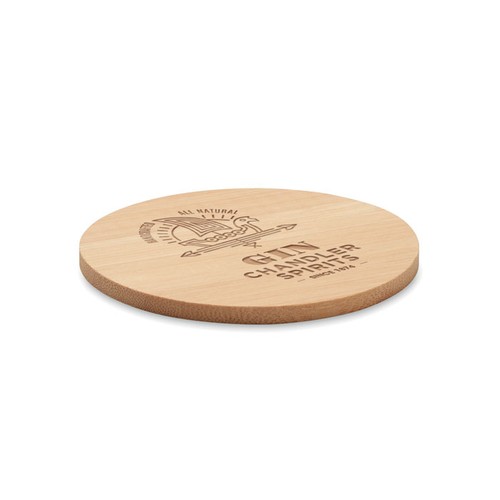 BAYIN Sous-verre rond en bambou - 4