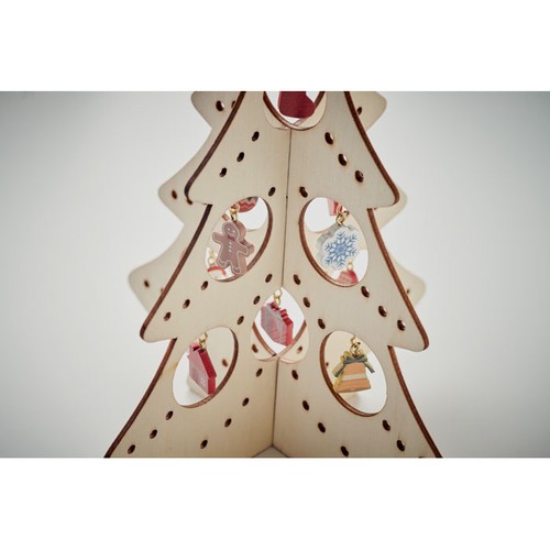 SILUETA Décoration de sapin en bois - 4