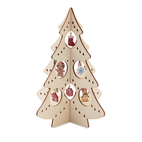 SILUETA Décoration de sapin en bois - 1