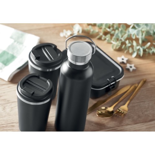 HELSINKI SET Set botella y vaso doble pared