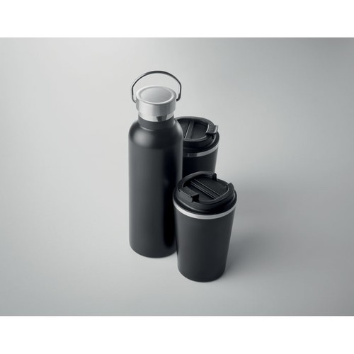 HELSINKI SET Set botella y vaso doble pared