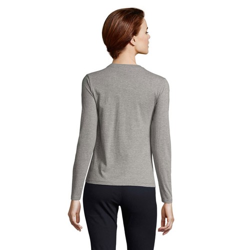 gris chiné IMPERIAL LSL WOMEN IMPERIAL camiseta mujer190