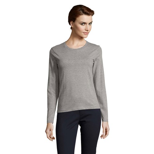 gris chiné IMPERIAL LSL WOMEN IMPERIAL LSL CAMISETA MUJER
