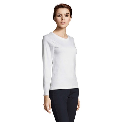 white IMPERIAL LSL WOMEN IMPERIAL LSL CAMISETA MUJER