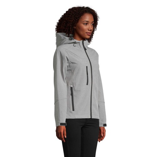 gris chiné REPLAY WOMEN REPLAY SOFTSHELL PARA MUJER