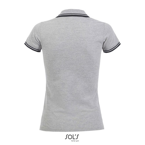 gris/azul marino PASADENA WOMEN PASADENA polo mujer 200g