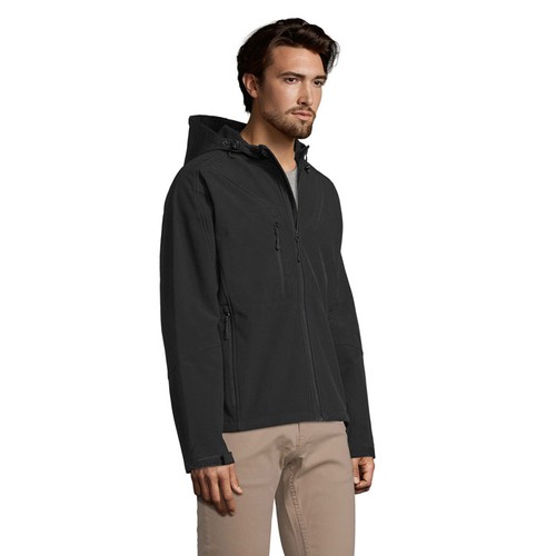 black REPLAY MEN REPLAY SOFTSHELL HOMBRE