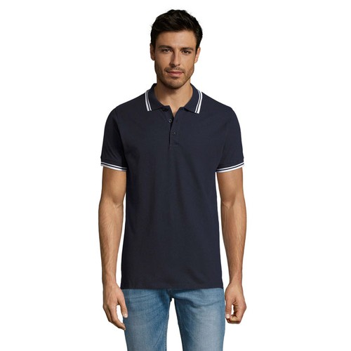 marina francesa/blanco PASADENA MEN PASADENA polo hombre 200g