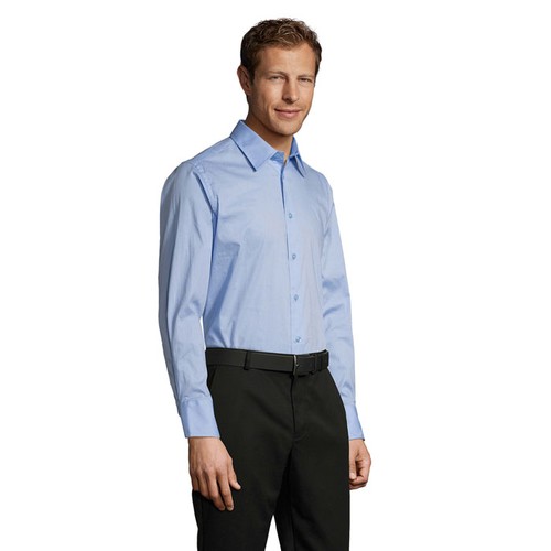 azul celeste vivo BRIGHTON BRIGHTON Camisa hom 140g
