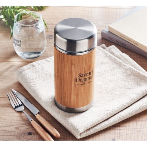 NATUJAR Tarro de doble pared de 600 ml